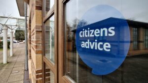 Entrance to Citizens Advice South Gloucestershire