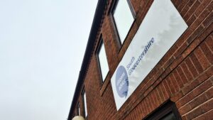 Signage on Advice Centre