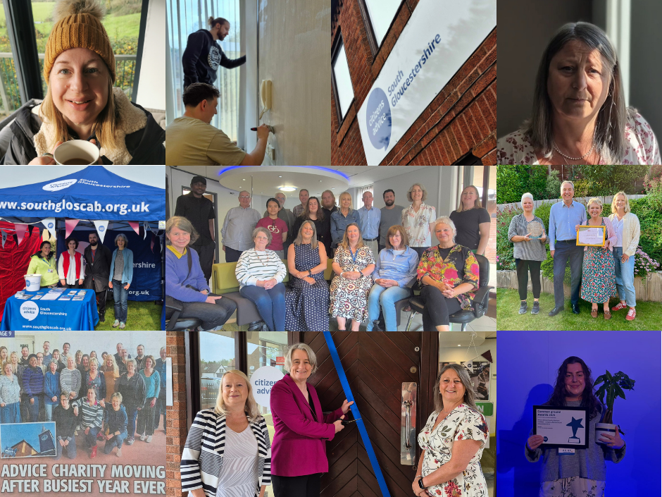 Composite image2 Composite image of Citizens Advice South Gloucestershire's highlights from 2025