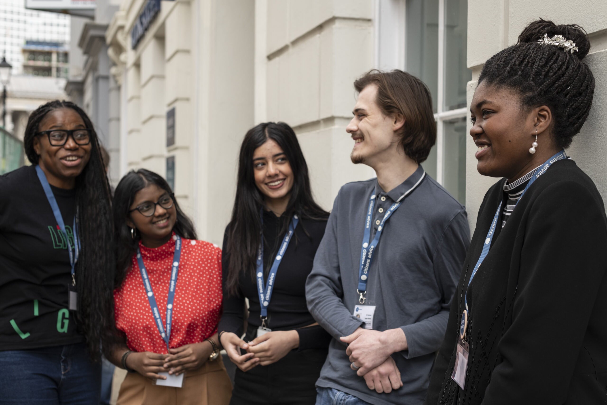 Volunteer in Bristol with our charity and join dedicated Advisers like those pictured here (stock photo)