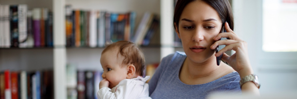 Woman with child