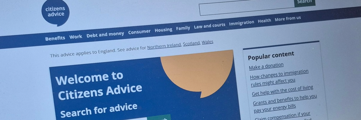 Citizens Advice website
