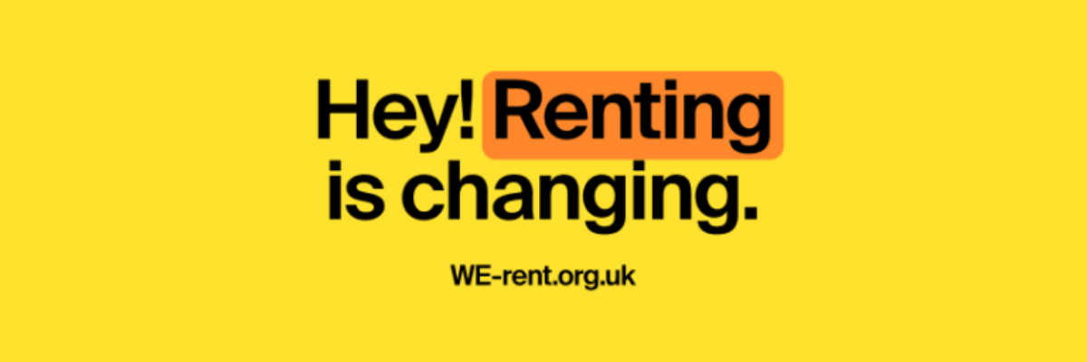 WE Rent banner