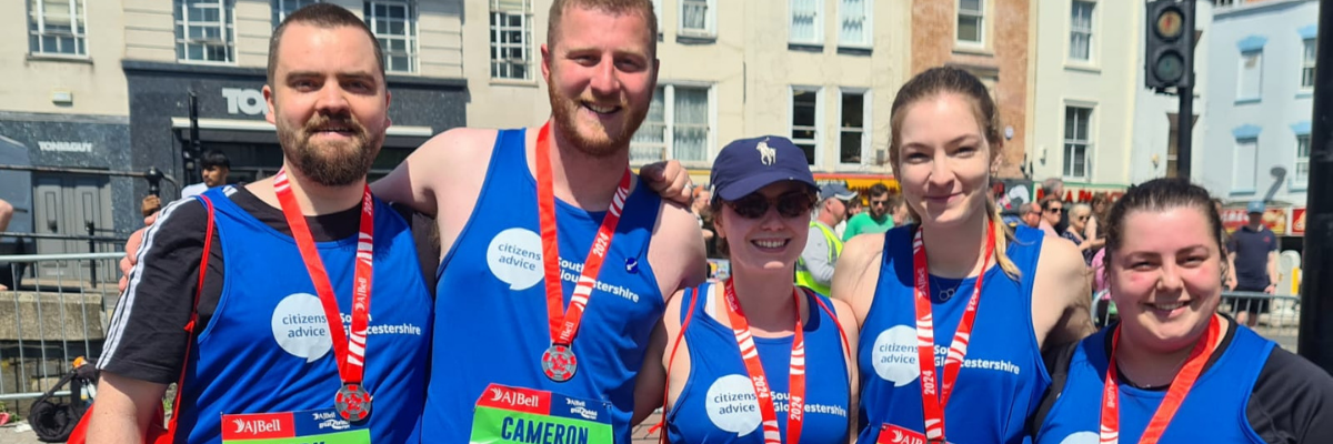 Bristol 10K runners after the run