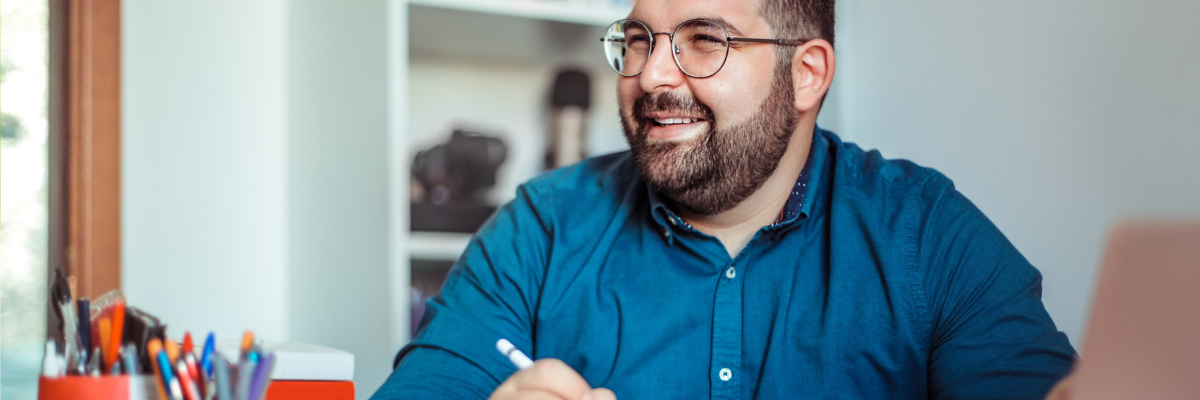 Smiling businessman